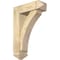 Ekena Millwork Thorton Arts and Crafts Rough Sawn Bracket w/ Offset Brace, Douglas Fir, 6"W x 18"D x 26"H BKT0604X18X26THR03RDF - alternate 1